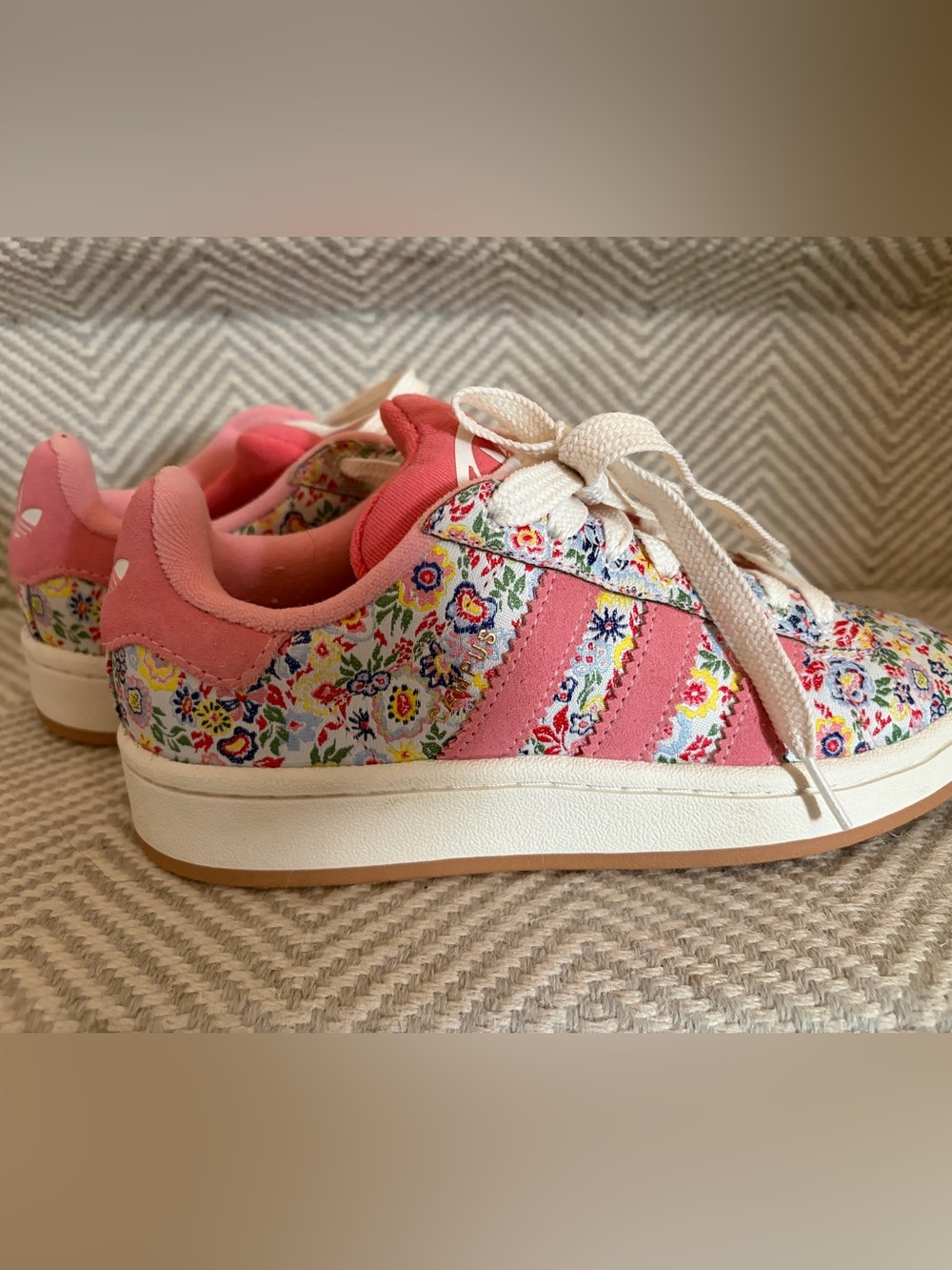Adidas Liberty of London campus 00s youth (Floral Pink White) Sneakers